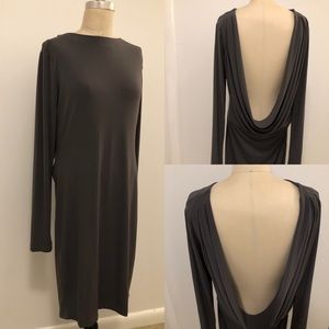 Sexy Victoria Secret Gray Dress with low back L